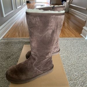 UGG Sunset II Brown Suede Boots